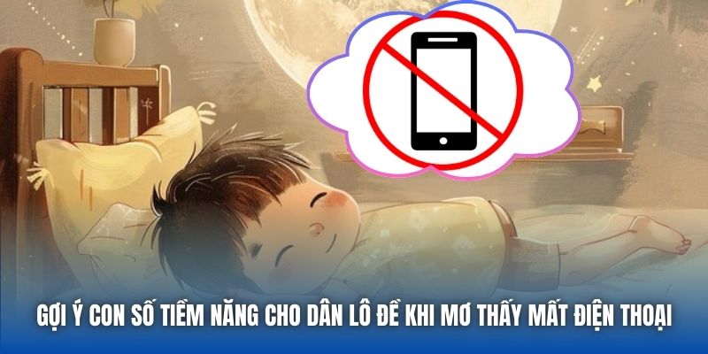Gợi ý con số tiềm năng cho dân lô đề khi mơ thấy mất điện thoại